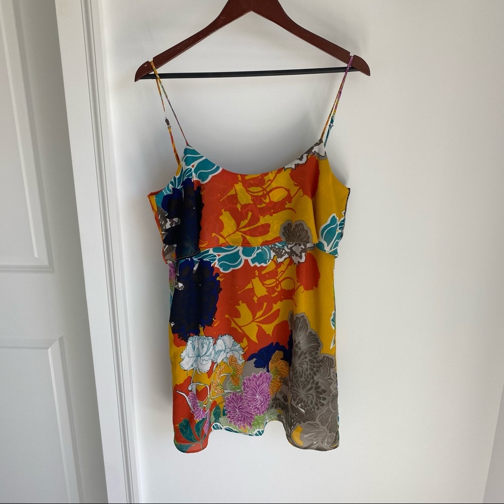 Bold Floral Mini Dress